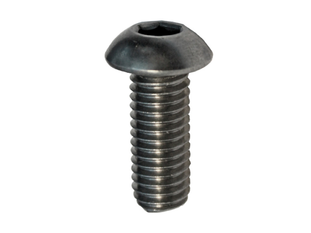 Halbrundkopfschraube (abgeflacht) mit Innensechskant, AISI304, M8x12